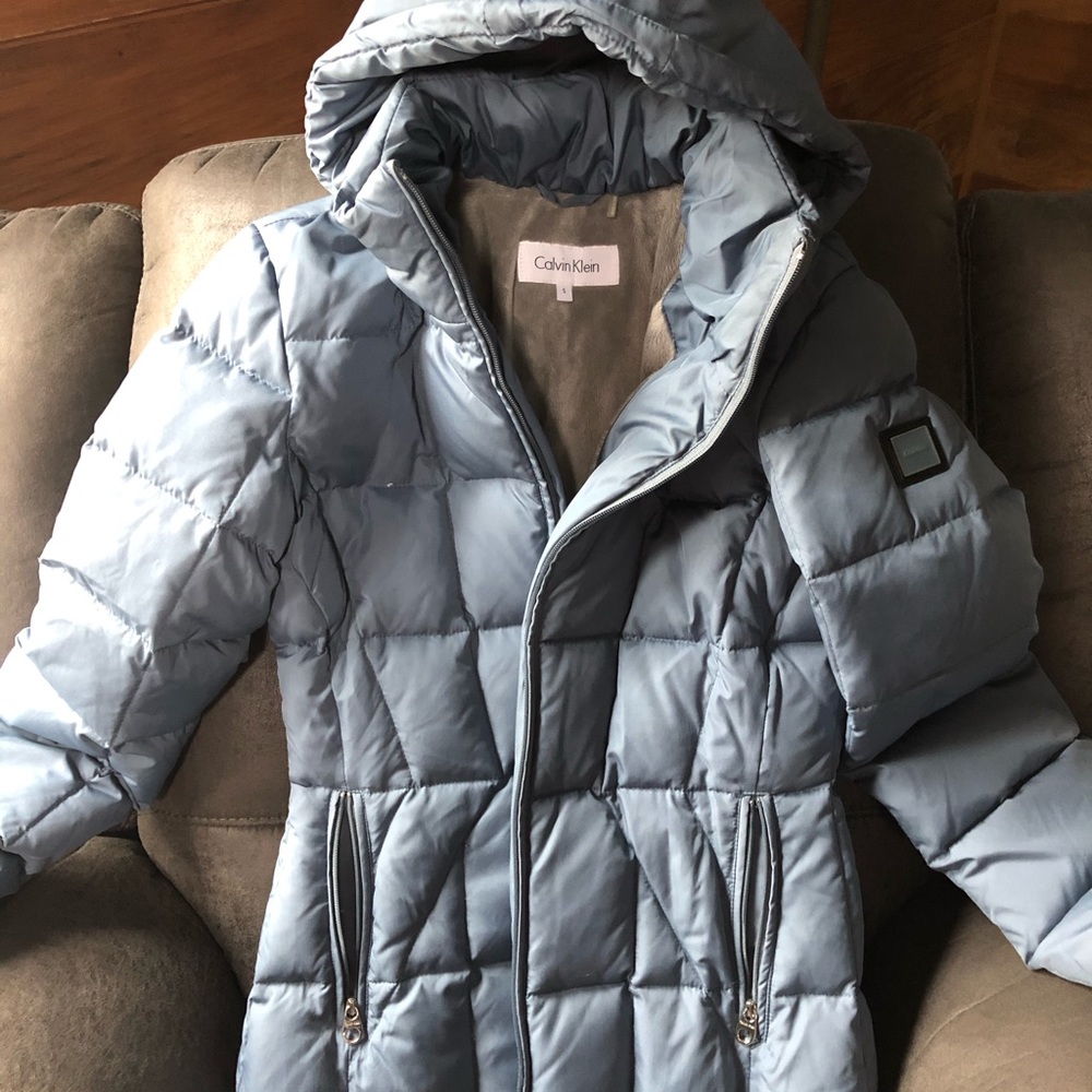 Calvin Klein puffer hooded jacked
